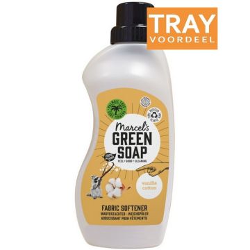 MARCEL'S GREEN SOAP VANILLA & COTTON FABRIC SOFTENER WASVERZACHTER 6 X 750 ML