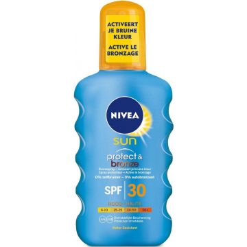 NIVEA SUN PROTECT & BRONZE (NIVEA) PROTECT & BRONZE SPF 30 ZONNEBRAND SPRAY 200 ML