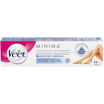 VEET MINIMA (VEET) MINIMA GEVOELIGE HUID ONTHARINGSCREME TUBE 200 ML