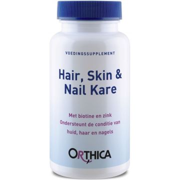 ORTHICA VOEDINGSSUPPLEMENT HAIR, SKIN & NAIL KARE TABLETTEN POT 60 STUKS