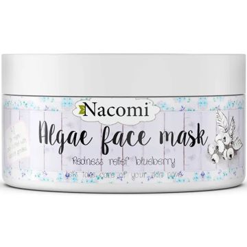 NACOMI REDNESS RELIEF BLUEBERRY ALGAE FACE MASK GEZICHTSMASKER POT 42 GRAM