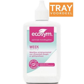 ECOSYM WEEK WEKELIJKSE REINIGINGSVLOEISTOF TRAY 64 X 100 ML