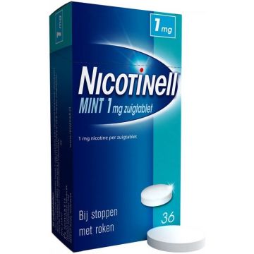 NICOTINELL MINT 1 MG ZUIGTABLET DOOSJE 36 STUKS