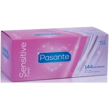 PASANTE SENSITIVE FEEL CONDOMS CONDOOMS 144 STUKS