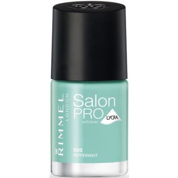 RIMMEL X SALON PRO WITH LYCRA 500 PEPPERMINT NAGELLAK 12 ML