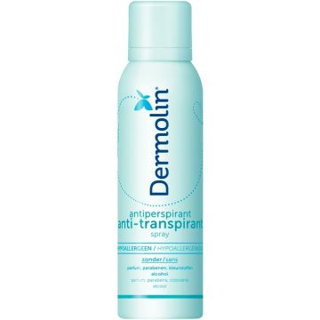 DERMOLIN ANTI-TRANSPIRANT DEO SPRAY SPUITBUS 150 ML