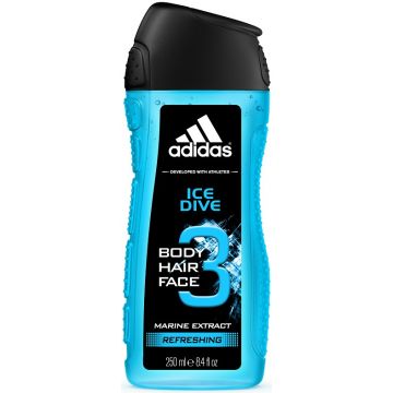 ADIDAS ICE DIVE SHOWER GEL DOUCHEGEL FLACON 250 ML