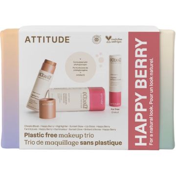 ATTITUDE OCEANLY HAPPY BERRY MAKE-UP SET 1 STUK