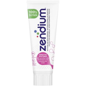 ZENDIUM SENSITIVE WHITENER TANDPASTA TUBE 75 ML