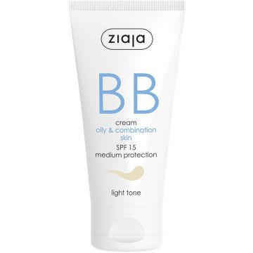 ZIAJA BB CREAM FOR OILY & COMBINATION SKIN LIGHT SHADE 50 ML