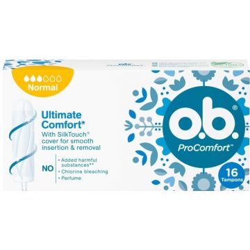 OB PRO COMFORT NORMAL TAMPONS DOOSJE 16 STUKS