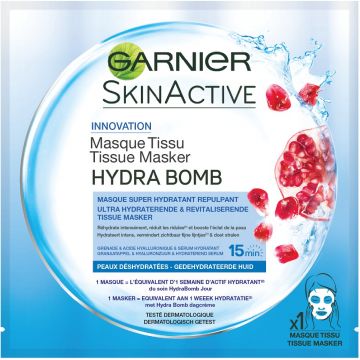 GARNIER SKIN ACTIVE HYDRA BOMB (GARNIER) HYDRA BOMB GEDEHYDRATEERDE HUID GEZICHTSMASKER ZAKJE 28 GRAM