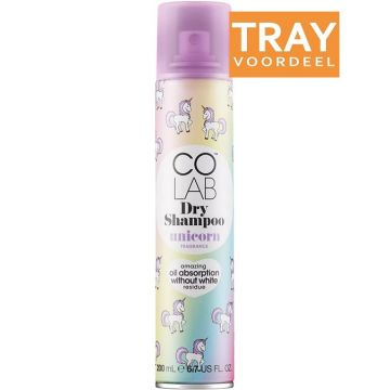 COLAB UNICORN DRY SHAMPOO DROOGSHAMPOO SPRAY TRAY 6 X 200 ML