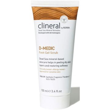 AHAVA CLINERAL D-MEDIC FOOT GEL-SCRUB VOETSCRUB 100 ML