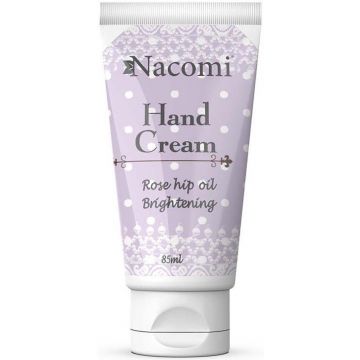 NACOMI ROSE HIP OIL BRIGHTENING HAND CREAM HANDCREME TUBE 85 ML