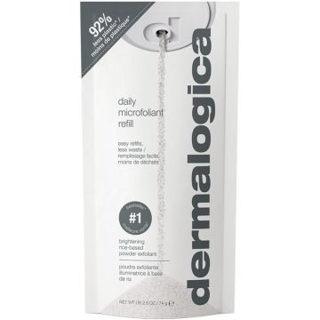 DERMALOGICA DAILY SKIN HEALTH (DERMALOGICA) DAILY SKIN HEALTH DAILY MICROFOLIANT GEZICHTSSCRUB (NAVULLING) ZAK 74 GRAM (VERPAKKING BESCHADIGD)