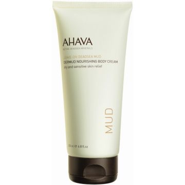 AHAVA DEADSEA MUD (AHAVA) MUD LEAVE-ON DEADSEA MUD BODY CREAM BODYCREME TUBE 200 ML