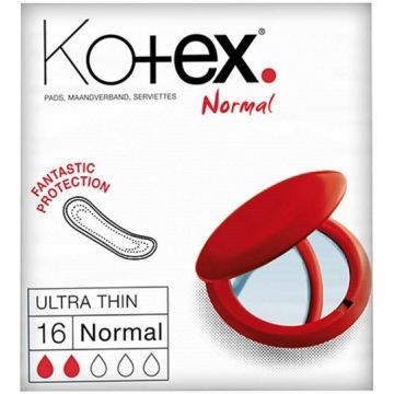 KOTEX NORMAL (KOTEX) NORMAL MAANDVERBAND PAK 16 STUKS
