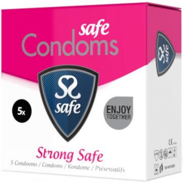 SAFE STRONG SAFE CONDOOMS DOOSJE 5 STUKS