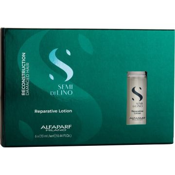 ALFAPARF SEMI DI LINO RECONSTRUCTION (ALFAPARF) RECONSTRUCTION REPARATIVE LOTION HAARLOTION AMPULLEN DOOSJE 6 X 13 ML
