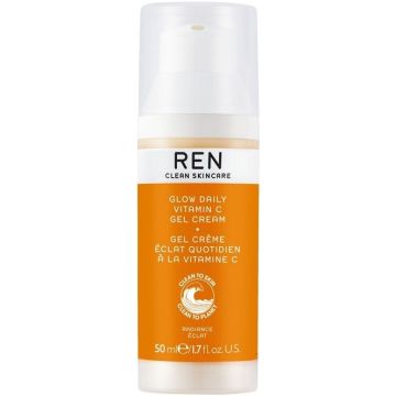 REN GLOW DAILY VITAMIN C GEL CREAM GEZICHTSCREME POMP 50 ML