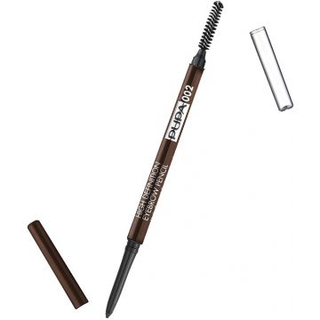 PUPA HIGH DEFINITION EYEBROW PENCIL 002 BROWN POTLOOD 0,09 GRAM