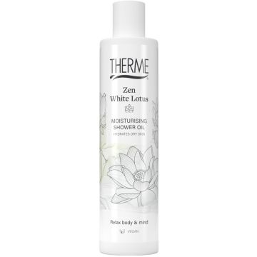 THERME ZEN WHITE LOTUS MOISTURISING SHOWER OIL DOUCHEOLIE 250 ML