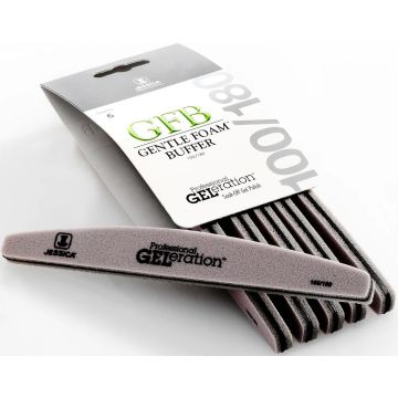 JESSICA GELERATION COLOURS GENTLE FOAM BUFFER 100/180 NAGELVIJL 6 STUKS