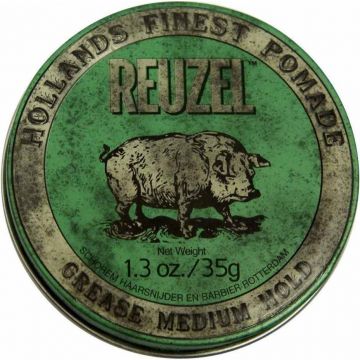 REUZEL GREASE MEDIUM HOLD POMADE BLIKJE 35 GRAM
