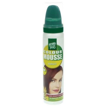 HENNA PLUS COLOUR MOUSSE AUBURN 4.56 SPUITBUS 75 ML