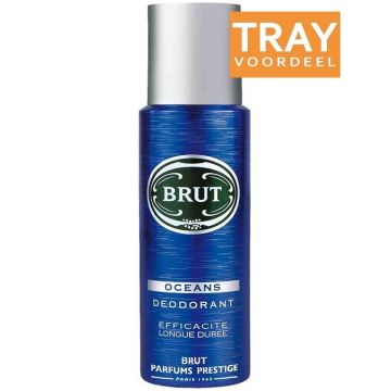 BRUT OCEANS DEODORANT SPRAY 6 X 200 ML