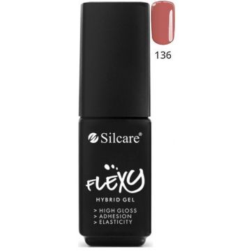 SILCARE FLEXY HYBRID (SILCARE) FLEXY HYBRID GEL 136 NAGELLAK POTJE 4,5 GRAM