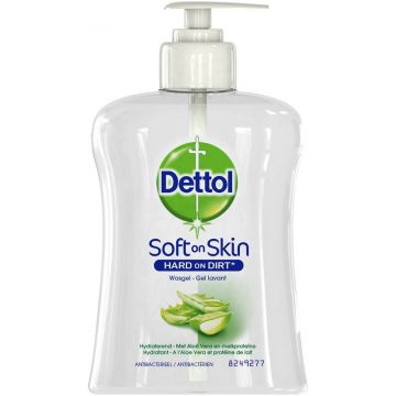 DETTOL SOFT ON SKIN (DETTOL) SOFT ON SKIN HARD ALOE VERA WASGEL HANDZEEP POMP 250 ML