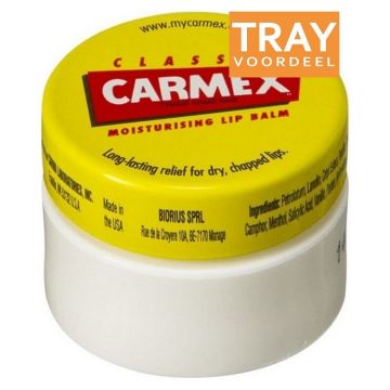 CARMEX CLASSIC (CARMEX) CLASSIC MOISTURIZING LIP BALM LIPPENBALSEM TRAY 12 X 8 GRAM