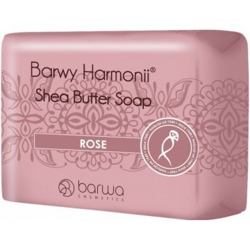 BARWA BARWY HARMONII ROSE SHEA BUTTER SOAP ZEEP WIKKEL 190 GRAM