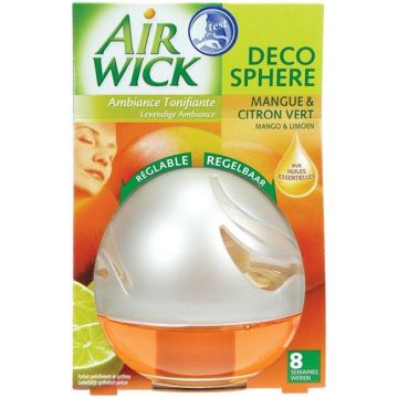 AIRWICK DECOSPHERE MANGO & LIMOEN LUCHTVERFRISSER PAK 1 STUK