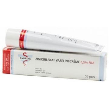 FAGRON ZINKSULFAAT VASELINECREME 0,5% FNA TUBE 30 GRAM