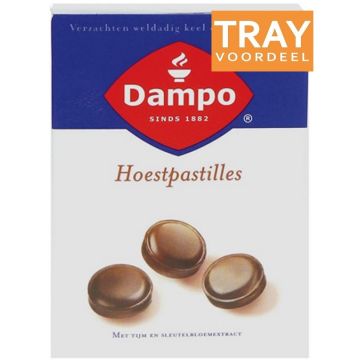 DAMPO HOESTPASTILLES TRAY 72 X 24 STUKS