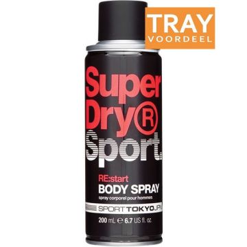 SUPERDRY SPORT RE:START (SUPERDRY) RE:START DEODORANT SPRAY TRAY 6 X 200 ML