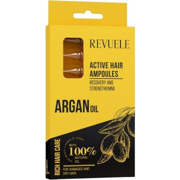 REVUELE ARGAN OIL (REVUELE) ARGAN OIL ACTIVE HAIR AMPULLEN DOOSJE 8 X 5 ML
