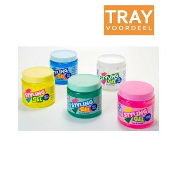 HEGRON STYLING GEL EXTRA STRONG (GEEL) 6 X 1000 ML