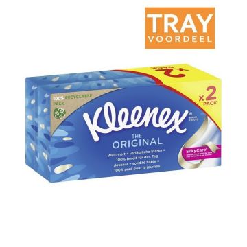 KLEENEX THE ORIGINAL TISSUES TRAY 6 X 2 X 72 STUKS