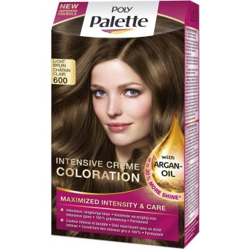 POLY PALETTE 600 LICHT BRUIN HAARVERF 1 STUK