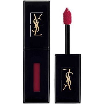 YVES SAINT LAURENT VINYL CREAM (YVES SAINT LAURENT) VERNIS A LEVRES VINYL CREAM 409 BURGUNDY VIBES LIPGLOSS KOKER 5,5 ML