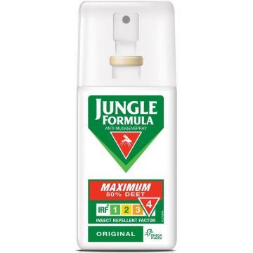 JUNGLE FORMULA MAXIMUM 50% DEET ANTI MUGGENSPRAY SPRAY 75 ML