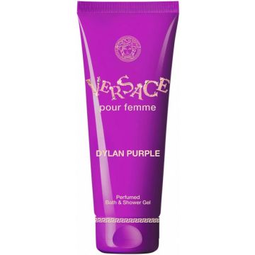 VERSACE DYLAN PURPLE POUR FEMME BATH & SHOWER GEL DOUCHEGEL TUBE 200 ML