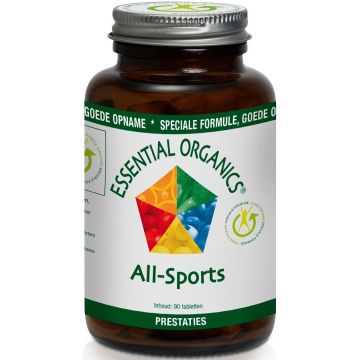 ESSENTIAL ORGANICS ALL-SPORTS TABLETTEN POT 90 STUKS