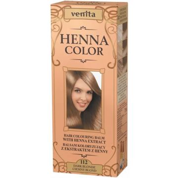 VENITA HENNA COLOR (VENITA) HENNA COLOR 112 DARK BLONDE HAARVERF DOOSJE 75 ML