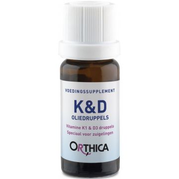 ORTHICA VOEDINGSSUPPLEMENT K & D OLIEDRUPPELS DRUPPELAAR 10 ML