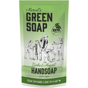 MARCEL'S GREEN SOAP TONKA & MUGUET HANDSOAP VLOEIBARE HANDZEEP (REFILL) 500 ML